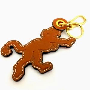 LOEWE MONKEY LEATHER KEY RING CHARM/R1212.